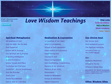 Tablet Screenshot of lovewisdom.net